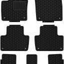 Custom-fit 2016-2026 Volvo XC90 Floor Mats 3 Row Seat Liner All-Weather Full Liners, 2017 2018 2019 2020 2021 2022 2023 2024 2025