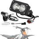 Headlight Kit 6000-6500K Led Light Bar with Switch for Surron Sur Ron Eride E Ride Pro S SS X260 Spot Flood Combo Dirt Bike Light Motorcycle Front Headlamp Clear White