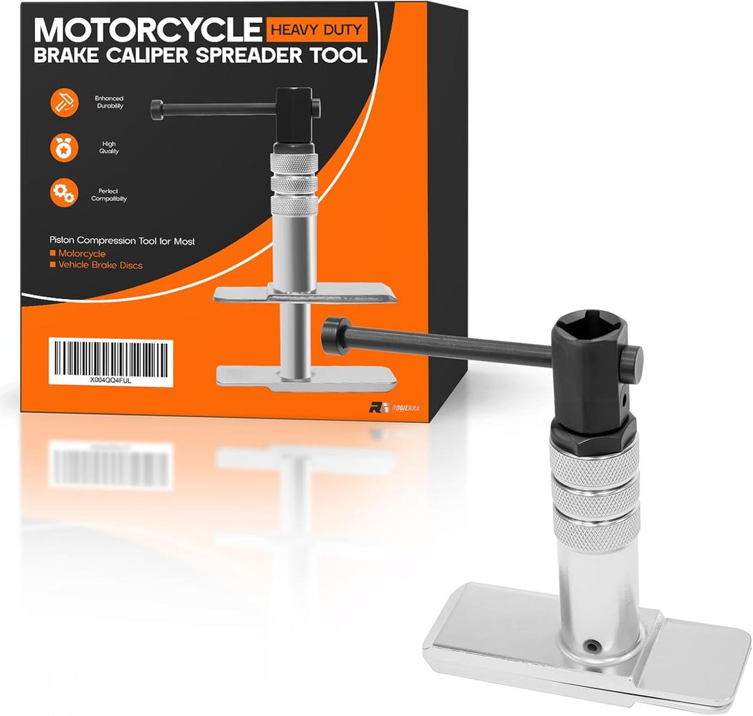Heavy Duty Motorcycle Brake Caliper Spreader Tool  Piston Compression Tool for Most Motorcycle & Vehicle Brake Discs  Compatible with Hydraulic Disc Brake Systems