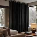 KOUFALL Extra Wide Curtains Black Out 72 x 96 Inch Long 2 Panels Set, 8FT Floor to Ceiling Length Grommet Thermal Curtains for Bedroom Living Room