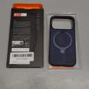 TORRAS Q3 Silicone 360 Spin for iPhone 17 Pro Case with Stand, Fit for MagSafe, Magnetic Ring Kickstand with Camera Control, Liquid Silicone Rubber Soft Phone Case for iPhone 17 Pro 6.3'', Deep Blue