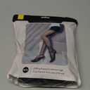 EXQUISLIFE Fleece Lined Tights Sheer Women - Fake Translucent Warm Pantyhose Leggings Sheer Thick Tights, for Winter (Black)