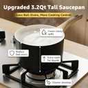 Bazova 25-Piece Pots and Pans Set Non Stick,Titanium Ceramic Cookware Set Non Toxic,Long-Lasting,PFAS Free,Induction Compatible,Complete Kitchen Set for All Family Cooking Needs