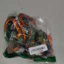 Quickdraw Set with Wire Gate Carabiner, 6-Pack, 11cm, Orange/Black