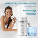 CO-Z Distilled Water Maker, 1 Gallon Water Distiller, 4L Home Countertop Water Distiller Machine, Table Desktop Water Distill Distilling Purifier Purification Filter, Home Pure Clean Water Device
