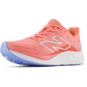 New Balance Women's Fresh Foam 680 V8 Running Shoe (6.5 Wide, Sunfade Red/Drift Red/Silver Metallic)