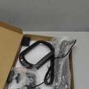 Drdefi 10X Square Magnifying Glass with Light and Stand, Real Glass LED Lighted Magnifier, 5 Color Modes Stepless Dimmable, Hands-Free Mag Desk Lamp with Clamp for Reading Craft Hobby Close Work (Black)