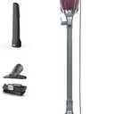 Shark HV322 Rocket Pet Plus Corded Stick Vacuum with LED Headlights, XL Dust Cup, Lightweight, Perfect for Pet Hair Pickup, Converts to a Hand Vacuum, with (2) Pet Attachments, Bordeaux/Silver