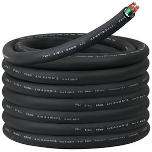 BXXSDLL Electrical Power Cable, S00W, 50 Ft