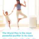 Wynd Max Home Air Purifier (Consumer Version) - App and Alexa Enabled, Smart Purification - HEPA Filter - For Home, Office, Large Spaces - 1200 sqft | Wildfire, smoke, dander, dust, odor