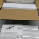 9 Pcs White Flameless Candles Flat Top LED Candles with Remote Timer, Pillar Flameless Candle Bulk Flickering Battery Operated Candle for Wedding Festival Outdoor Home Decor D 3'' H 6''