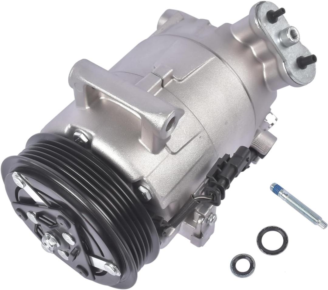 A/C Compressor with Clutch Replacement for Chevy Equinox 2015-2021, Colorado 18-21, GMC Canyon 15-21, Terrain 2018-2021 1.5L 2.5L 2015-2021 23106025 84666664