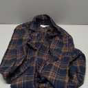 Amazon Essentials Men's Flannel Shirts Long Sleeve, Slim-Fit Button Down Plaid (Large, Brown Dark Navy Plaid)