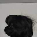 Onedor 10" Short Straight Hair Flapper Cosplay Costume Bob Wig (Black)