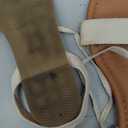 Rekayla Sandals Open Toe Tie Up Ankle Wrap Flat Sandals for Women Summer Dressy Shoes Cute Strappy Lace Up Sandals (6.5, Nude)