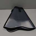 Soft Dog Cone Collar for Dogs After Surgery, Transparent Breathable Pet Recovery Collar for Large Medium Dogs, Adjustable Dog Cone Collar, Elizabethan Collar (M, Black) (M (Neck: 13.8-15.7"))