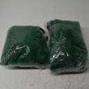 Moukeren 100 Pcs Spandex Chair Sashes Bows Bands Slider Sashes for Chair Covers Elastic Bands Ties Ribbon Decorations for Wedding Party Events Ceremony Birthday Banquet (Dark Green)