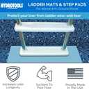 SWIMLINE HYDROTOOLS Protective Pool Ladder Mat for Above Ground Pools – Safety & Stability for Stairs, Steps & Ladders – Premium Durable Material, 45" x 60"