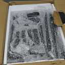 IBUYKE Industrial Pipe Ladder Shelf,4-Tier Vintage Style Book Shelf,Free Standing Units,Display Rack and Storage Organizer for Living Room,Bedroom,Kitchen,Rustic Brown UTMJ404H