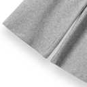 Girls Wide Leg Sweatpants Straight Leg Jogger Sweatpants Kids High Waist Baggy Loose Pants with Drawstring (5-6 Years, Light Grey 2)