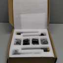 InnoGear Desktop Microphone Stand, 4 Pack Upgraded Adjustable Table Mic Stand with Mic Clip and 5/8" Male to 3/8" Female Screw for Blue Yeti Snowball Spark & Other Microphone