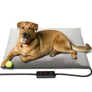 Toozey XL Pet Heating Pad, Waterproof & Chew Resistant, 6 Temp Settings with Timer, 47x28 in for Dogs & Cats