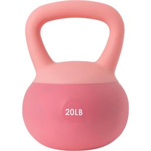 ALTLER Soft Kettlebell 20LBS Safe Strength Training Kettlebell Anti-Slip Grip Weight for Home Workouts and Men/Women/Beginners