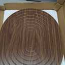 Asgolion Couch Tray Insert for Middle, 15.75"x12.6" Wood Sofa Tray, Folding Couch Armrest Table Fit Armless Couch/Sectional, for Drink Snacks Phone Remote Holder, Walnut
