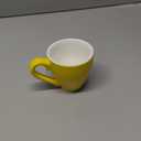 ionEgg Porcelain Espresso Cup with Saucer, Espresso shot Cup, 80ml/2.7Oz, Yellow