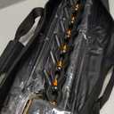 EMART Backdrop Stand 10x7ft(WxH) Photo Studio Adjustable Background Stand Support kit with 2 Crossbars, 8 Clamps, 2 Sandbags and Carry Bag for Parties, Events Decoration, Wedding, Photography (Black)