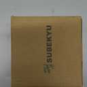 SUBEKYU Bamboo Dish Brush, Kitchen Dish Scrubber Brush with Soap Dispenser, Natural Wooden Dishwashing Brush for Cleaning Dishes/Pans/Pots, Built-in Scraper, Sisal Bristles,1 Set