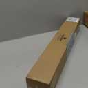 1 Inch Gold Curtain Rods for Windows 72 to 144 Inches (6 to 12 ft), USFOOK Telescoping Single Drapery Rod, Decorative Curtain Rod with Luxury Translucent Finials