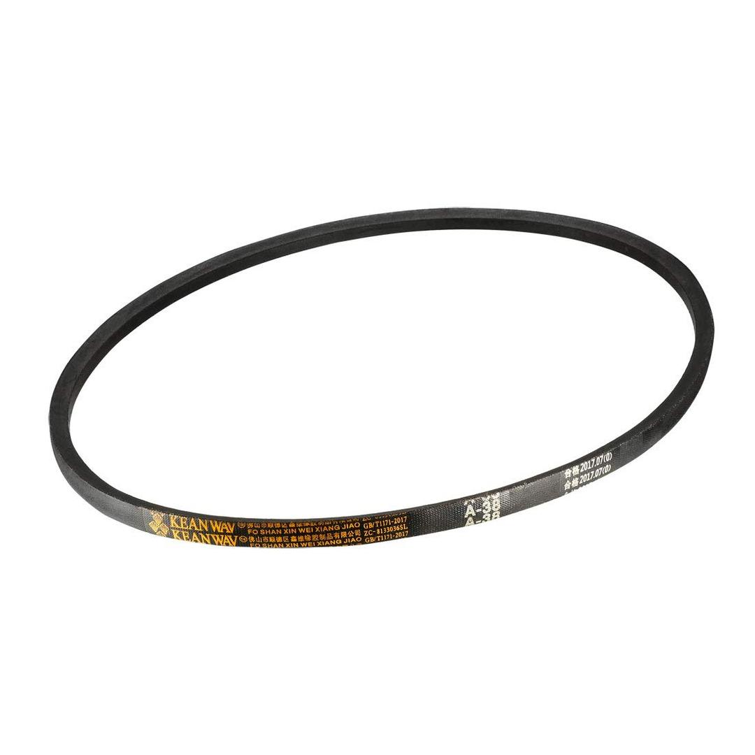 uxcell A38 Drive V-Belts 38" Inner Length 13mm Width 8mm Thick JIS Standard A-Section Rubber Drive Transmission Belt