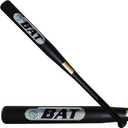 34in Steel Baseball Bat 2.7LBS Weighted for Youth and Adult 2" Barrel Heavy Duty Bats for Home, Black
