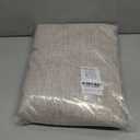 NICETOWN 100% Blackout Linen Curtains 90" Long for Bedroom, Thermal Insulated Living Room Curtains with Liner, Farmhouse Style Linen Blend Window Draperies for Dining Room (2 Panels, 52" W, Natural)