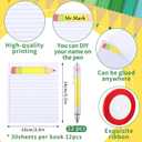 Eersida 24 Pcs Teacher Appreciation Gifts Bulk Include Teacher Notepads with Pens Pencil Self Adhesive Notepads and Glitter Ballpoint Pens for Graduation Party Favors Teachers Gifts from Students 2026
