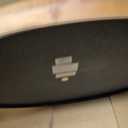 Deco 79 Wood Living Room Decor Tray Large Oval Ottoman Tray with Scroll Metal Handles, Serving Tray 29" x 19" x 4", Brown