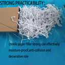 2 x 1LB-White Crinkle Paper Filler,Box Stuffing for Gift Box Filler.White Shredded Paper for Gift Baskets,Suitable for Different Festivals'Gift Basket Filler (Titanium White