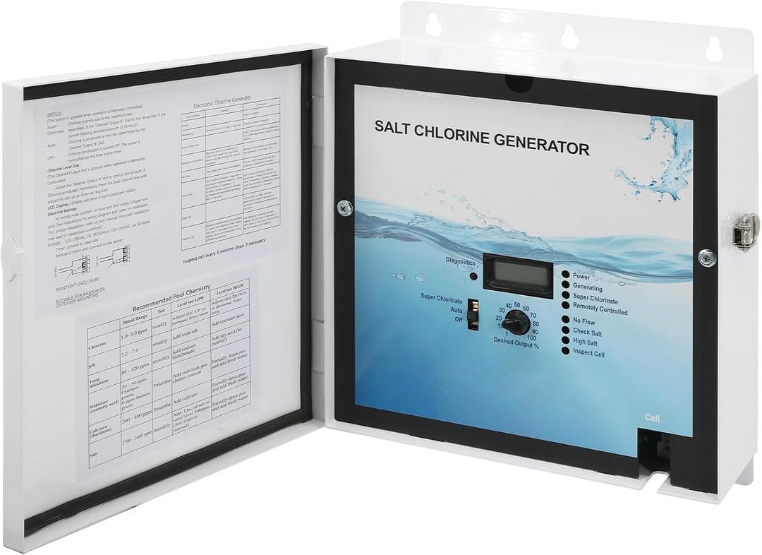 Enhanced GLX-CTL-RITE Control Unit Replacement for Hayward AQR Goldline Aqua Rite Electronic Salt Chlorine Generator, Compatible with T-CELL-3/5/9/15 Salt Cells, 110/240V Pool Salt System Controller