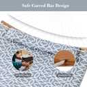 SUNCREAT Hammocks for Outside with Stand, Freestanding Hammock with Frame, 450 lbs Capacity, Grey Pattern