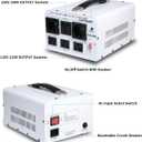LVYUAN 5000W Voltage Transformer Power Converter Step Up 110V to 220V, Step Down 220V to 110V, 110/120 Volt - 220/240 Volt