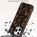 Jusy Compatible with MagSafe Brown Tortoise Shell Print Phone Case for iPhone 13 Pro, Amber Trendy Luxury Magnetic Soft TPU and Hard PC Protective Phone Cover for Women Girls - Yellow