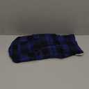 Malier Classic Plaid Fleece Dog Coat Jacket with Pocket, Windproof Warm Dog Coat Vest Winter Pet Clothes Apparel for Small Medium Large Dogs (Blue, X-Small)