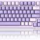 MageGee SKY98 Wireless Gasket Mechanical Gaming Keyboard, 96% Hot Swappable RGB Custom Creamy Keyboard with 5-Layer Sound Padding, BT/2.4G/USB-C, NKRO for Win/Mac (Lavender, Violet Switch)