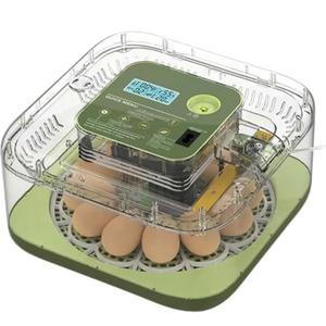 Incubator for Hatching Eggs Automatic Humidity and Temperature Control 12 Eggs Incubator, Digital Display Auto Turner 360° View Egg Candler for Chicken, Duck and Quail Bird Eggs