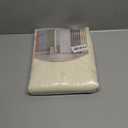 AmazerBath Waffle Shower Curtain, Heavy Duty Fabric Shower Curtain with Waffle Weave Hotel Quality Bathroom Curtains, 72 x 72 Inches (Cream Yellow)