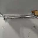 40-76 Inches Adjustable Tension Spring Shower Curtain Rod Silver