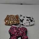 wegreeco Washable Female Dog Diapers (Pack of 3) (X-Large (17.5"-27" Waist), Cheetah Print)