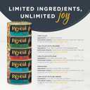 Reveal Natural Wet Canned Cat Food, 5-Flavor Variety Pack, Limited Ingredient, Grain Free, High Protein with No Artificial Additives, Fish Variety in Broth (30 x 2.47 oz Cans) (EXP 01/20/29)