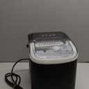 Ice Maker Countertop, Efficient Easy Carry Ice Machine, Self-Cleaning Ice Maker with Ice Scoop & Basket, 9pcs/ 8mins 26.6Lbs Per Day for Home/Office/Kitchen,Black